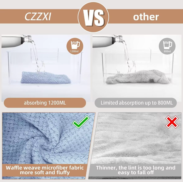 Microfiber Hair Towel Wrap
